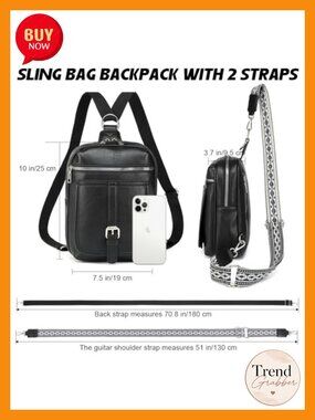 Mini Diaper Bag Crossbody Purse with Wipes Pocket, Faux Leather Sling Bag for